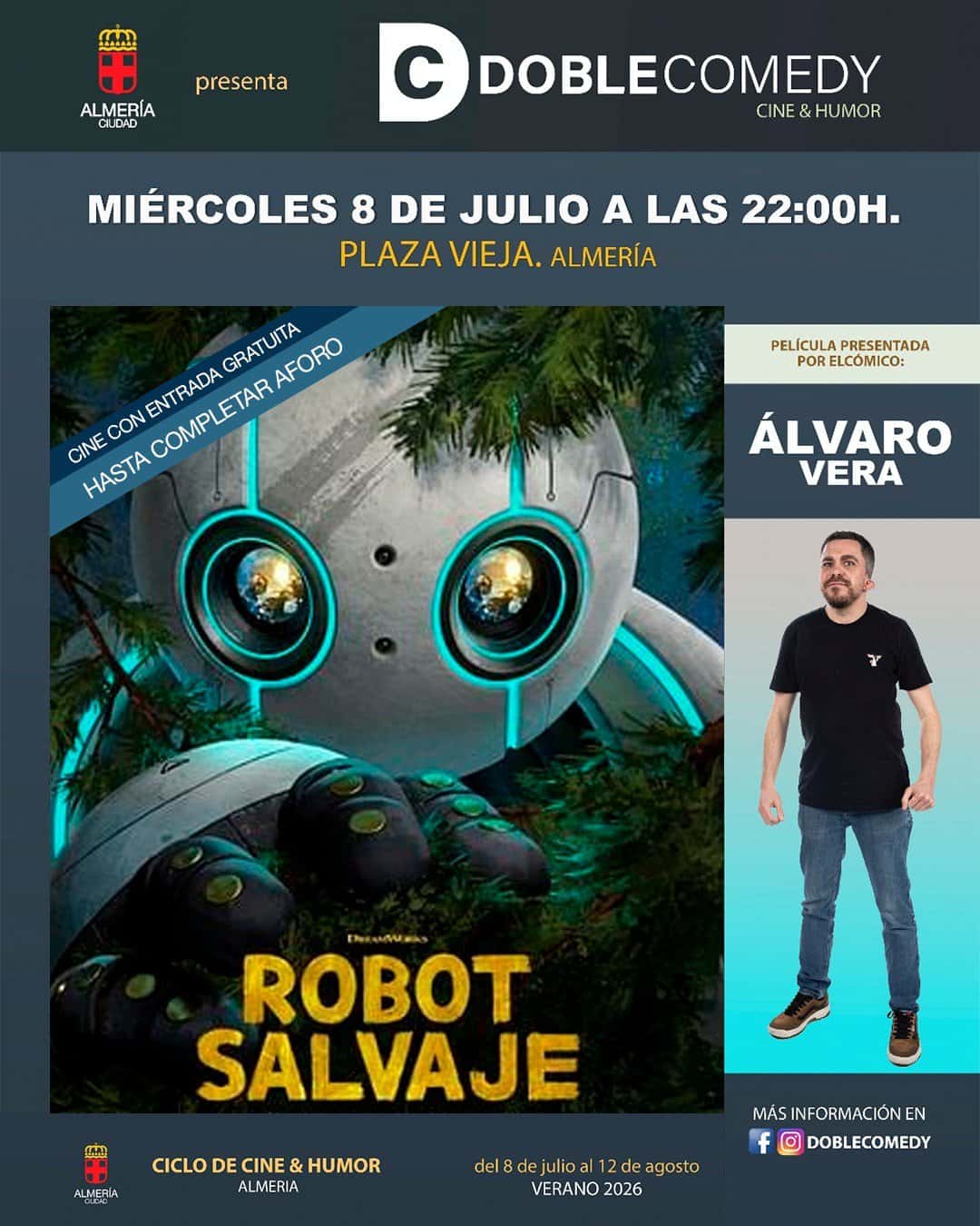 Doble Comedy — Robot Salvaje + Monólogos Álvaro Vera