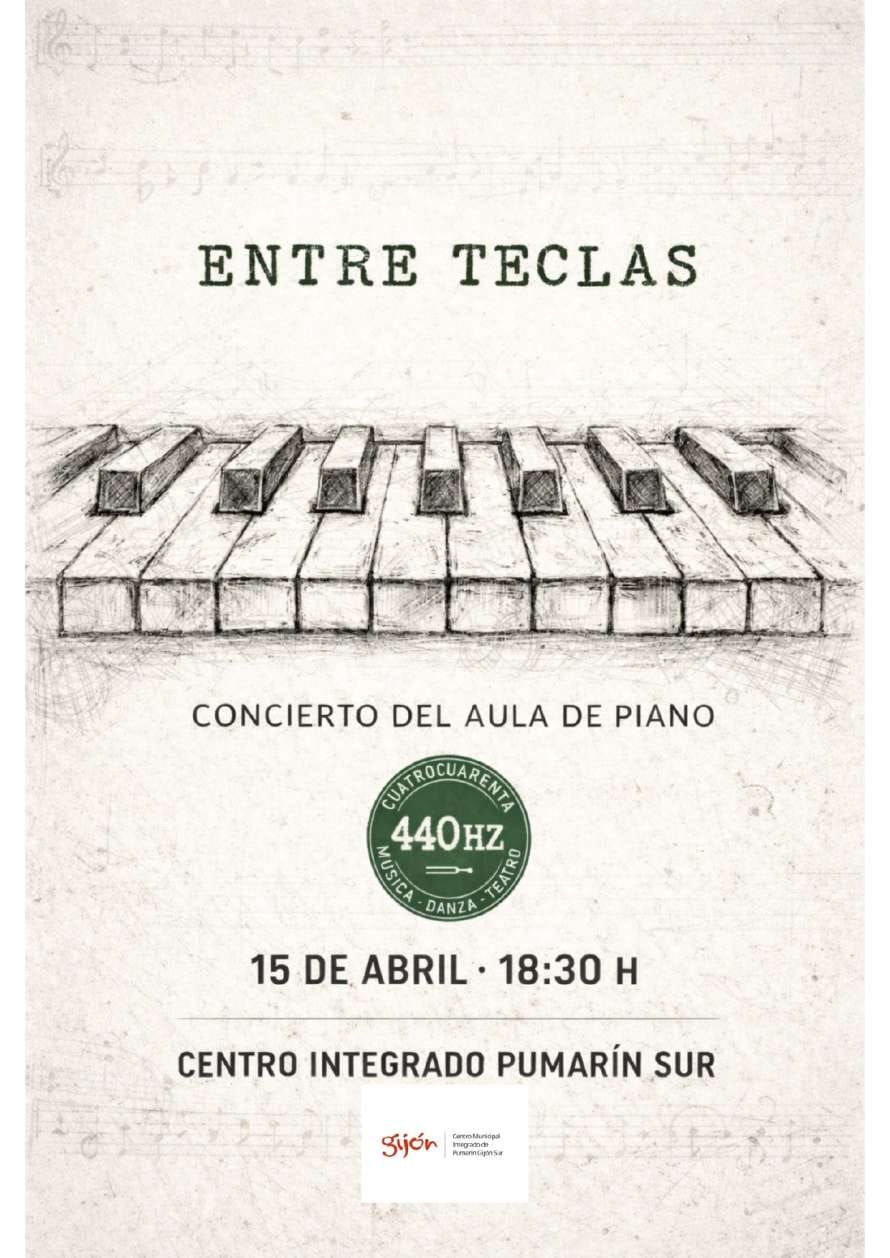 Entre teclas: concierto de Aula de piano