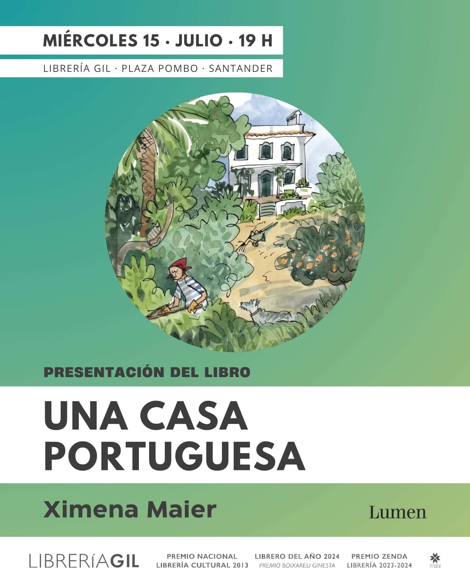 Presentación del libro 'Una casa portuguesa', de Ximena Maier