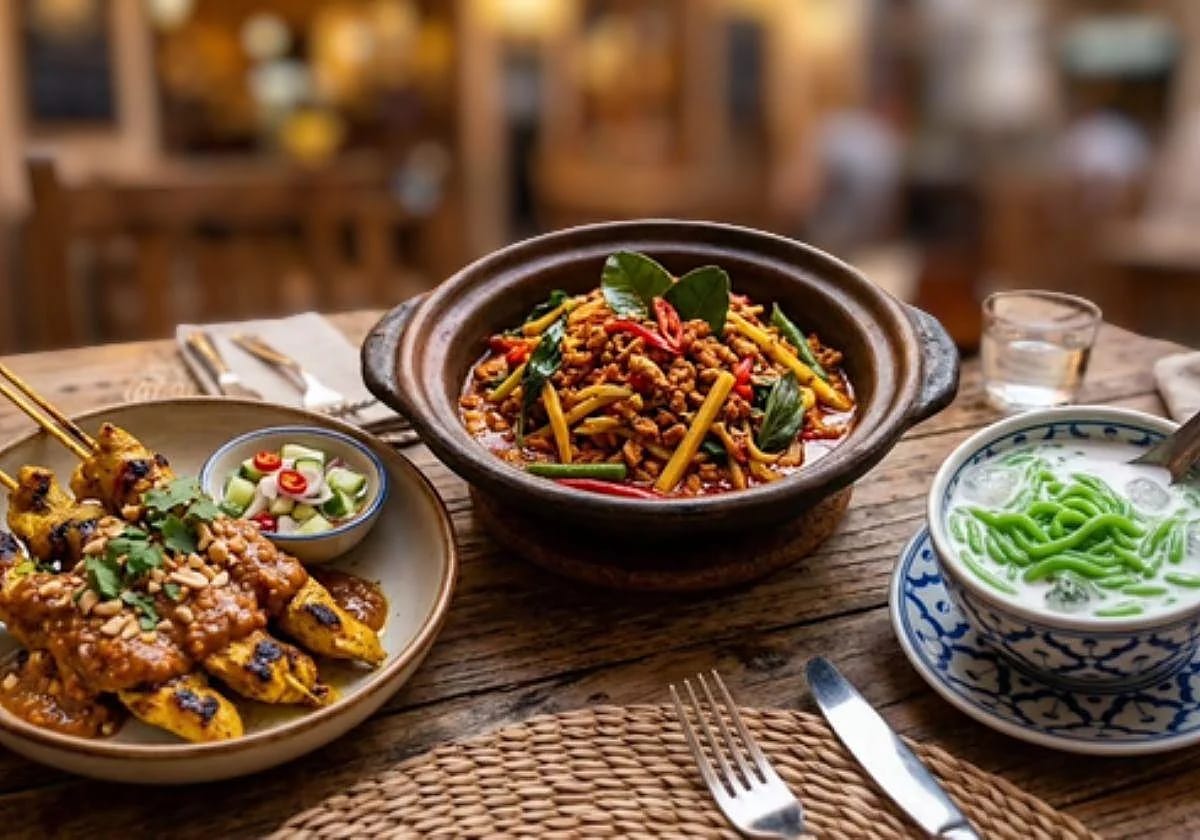 Cena temática tailandesa en Gure Kabia Taberna