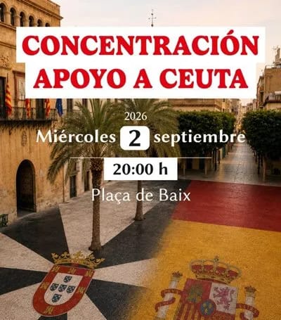 Concentración de apoyo a Ceuta