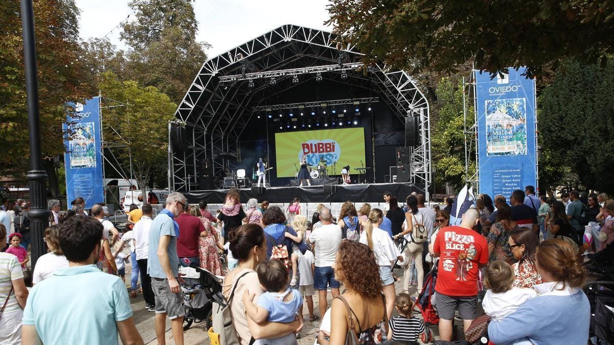 Actuaciones musicales infantiles de San Mateo en el Bombé