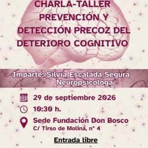 Charla-Taller prevención y detección precoz del deterioro cognitivo