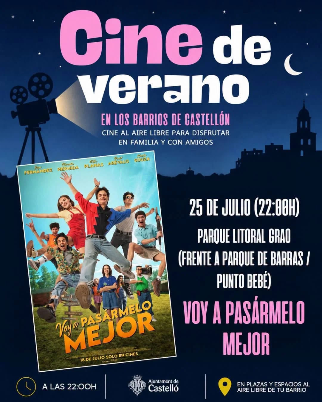 CINE DE VERANO – VOY A PASARMELO GENIAL