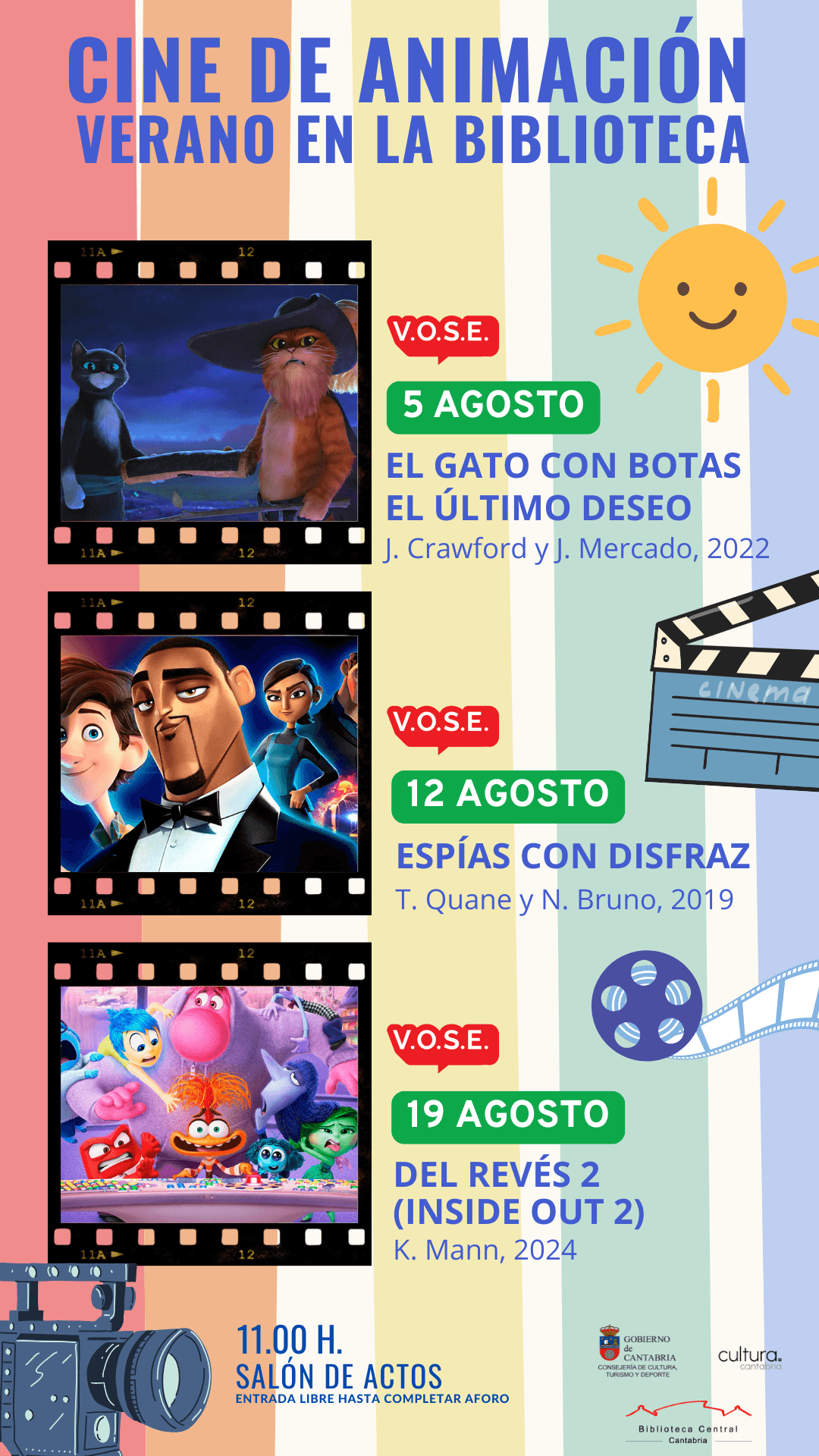 Cine de animación VOSE: Del revés 2