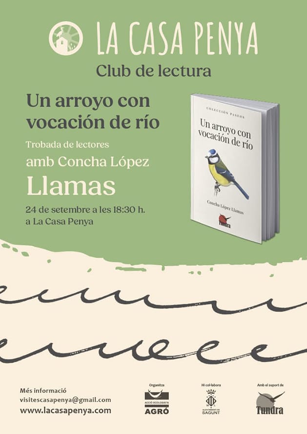 Club de Lectura: Concha López Llamas presenta 'Un arroyo con vocación de río'