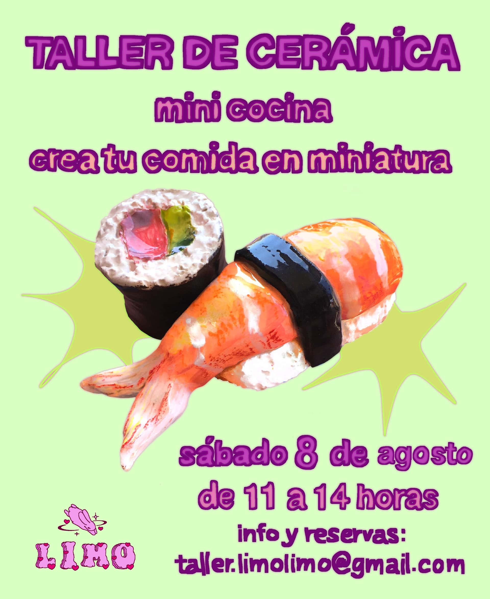 Taller de cerámica 'Mini cocina'. Crea tu comida en miniatura