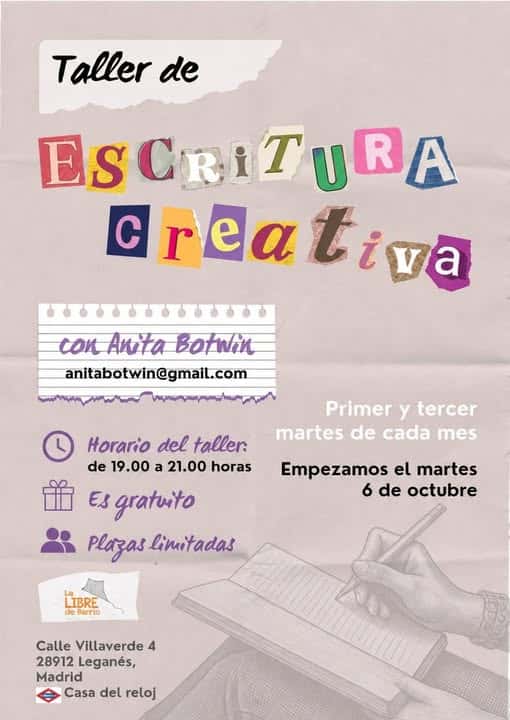 Taller de escritura creativa con Anita Botwin