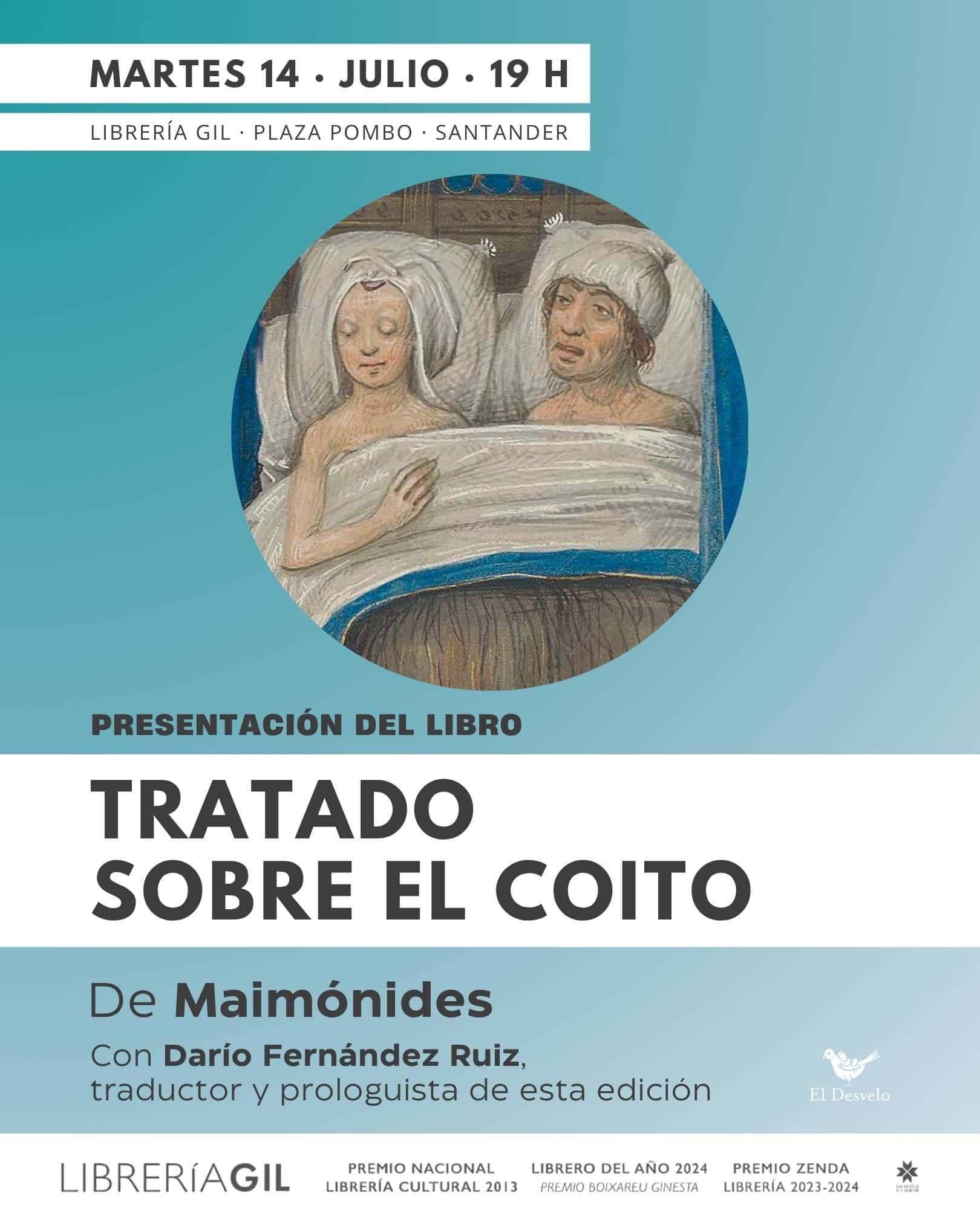 Presentación de 'Tratado sobre el coito' de Maimónides