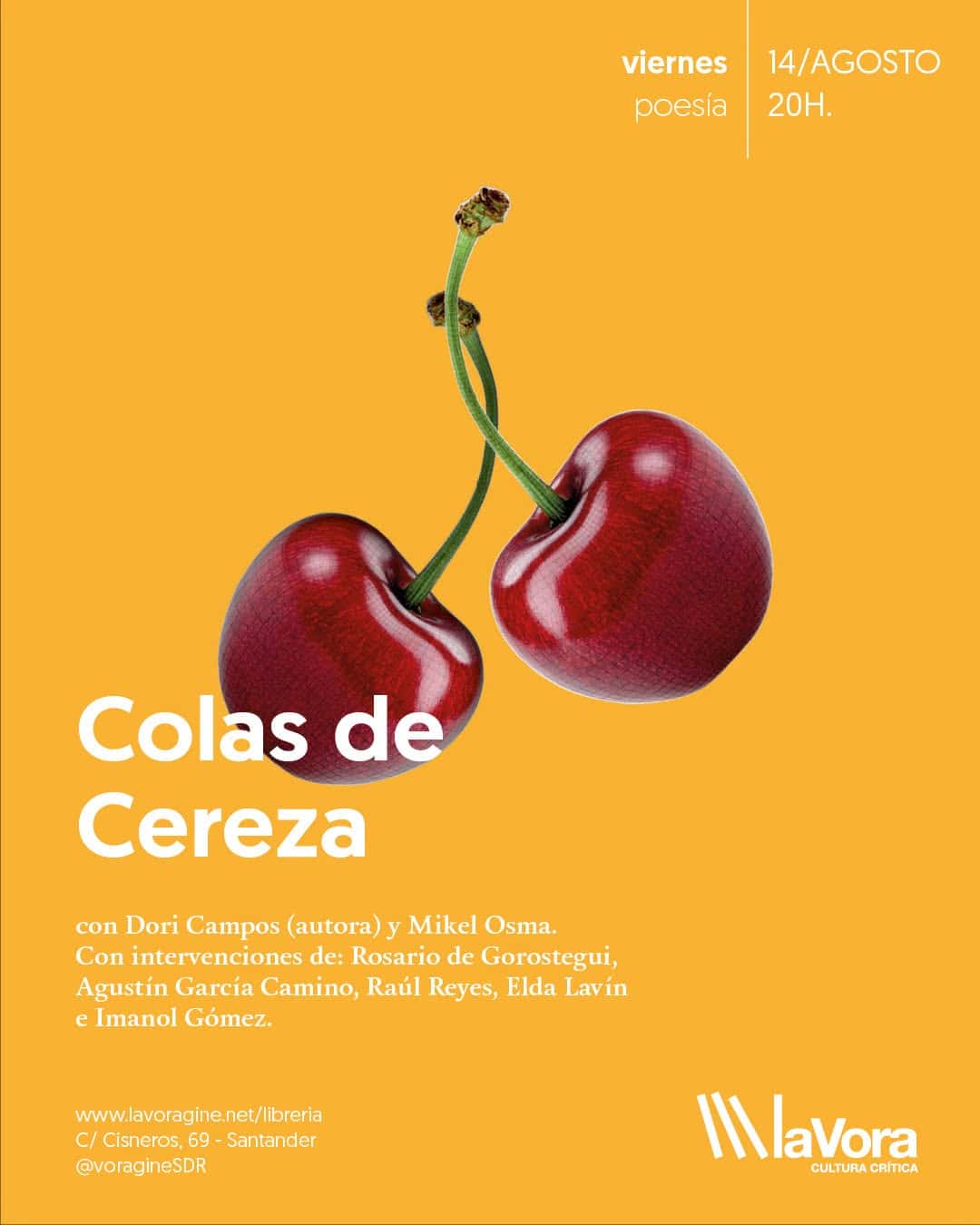 Colas de Cereza. Cata de poemas