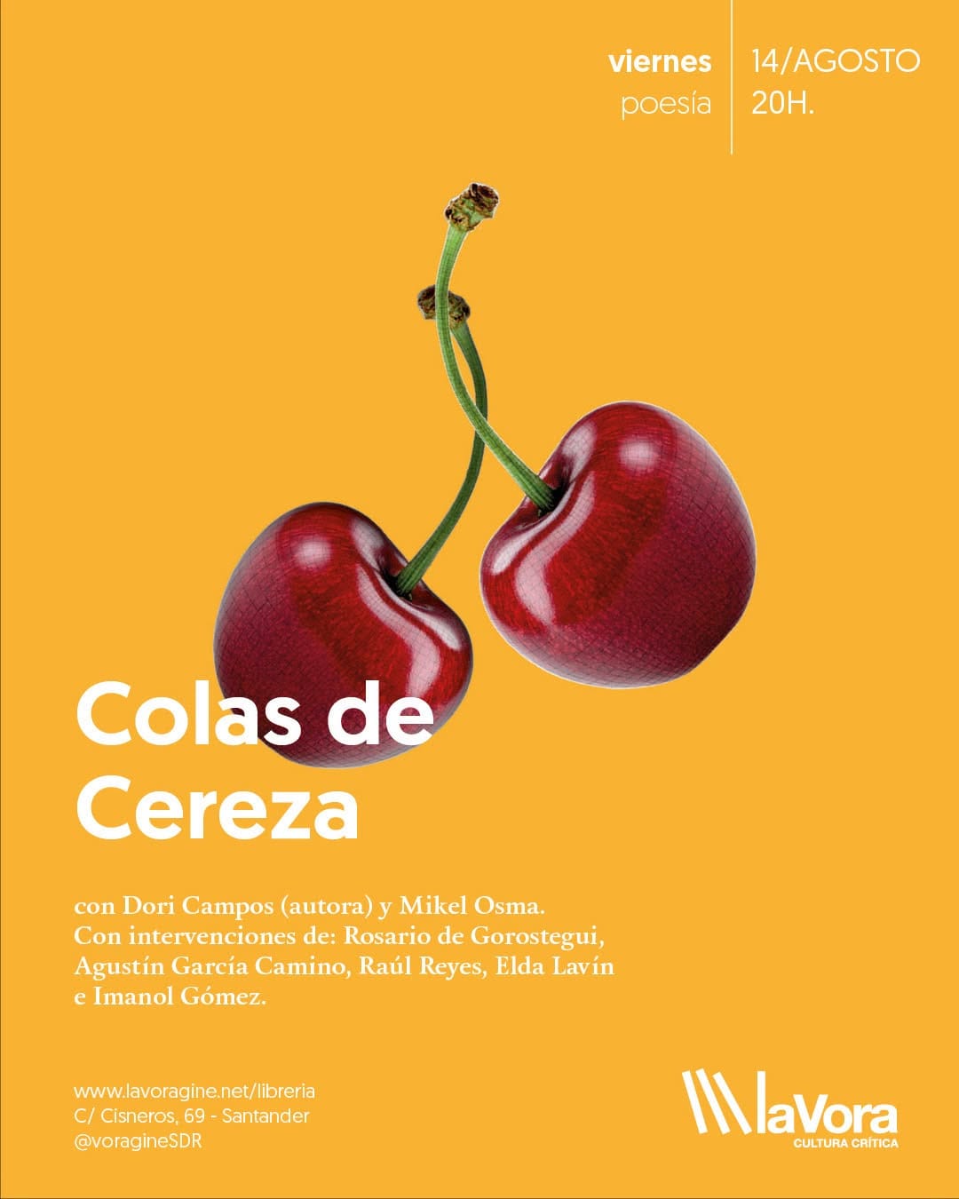 Colas de Cereza. Cata de poemas