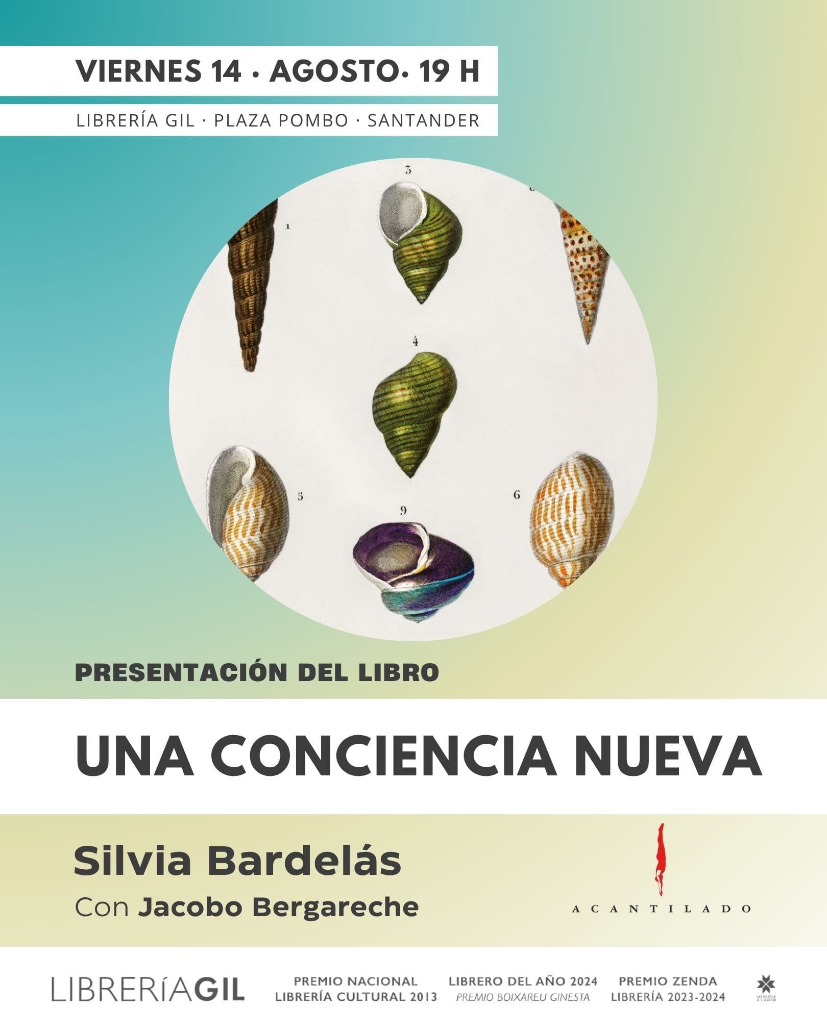 Presentación del libro 'Una conciencia nueva', de Silvia Bardelás