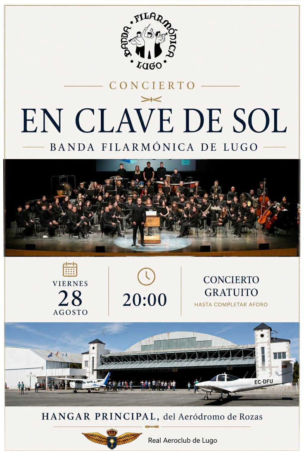 Concierto 'En Clave de Sol' de la Banda Filarmónica de Lugo
