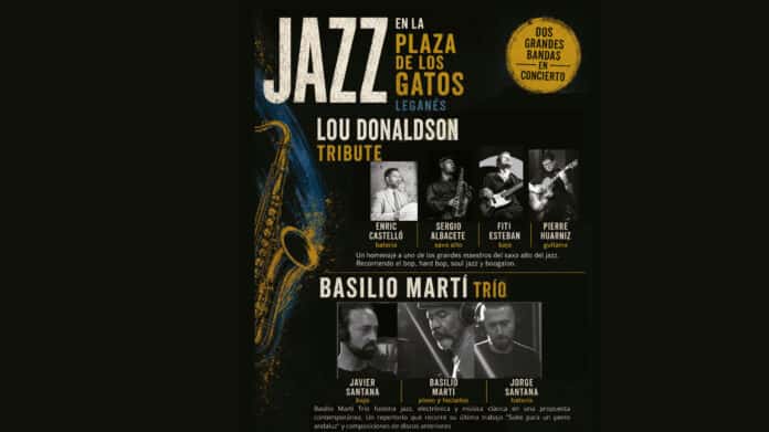 Concierto de jazz al aire libre: Basilio Martí Trío y Lou Donaldson Tribute