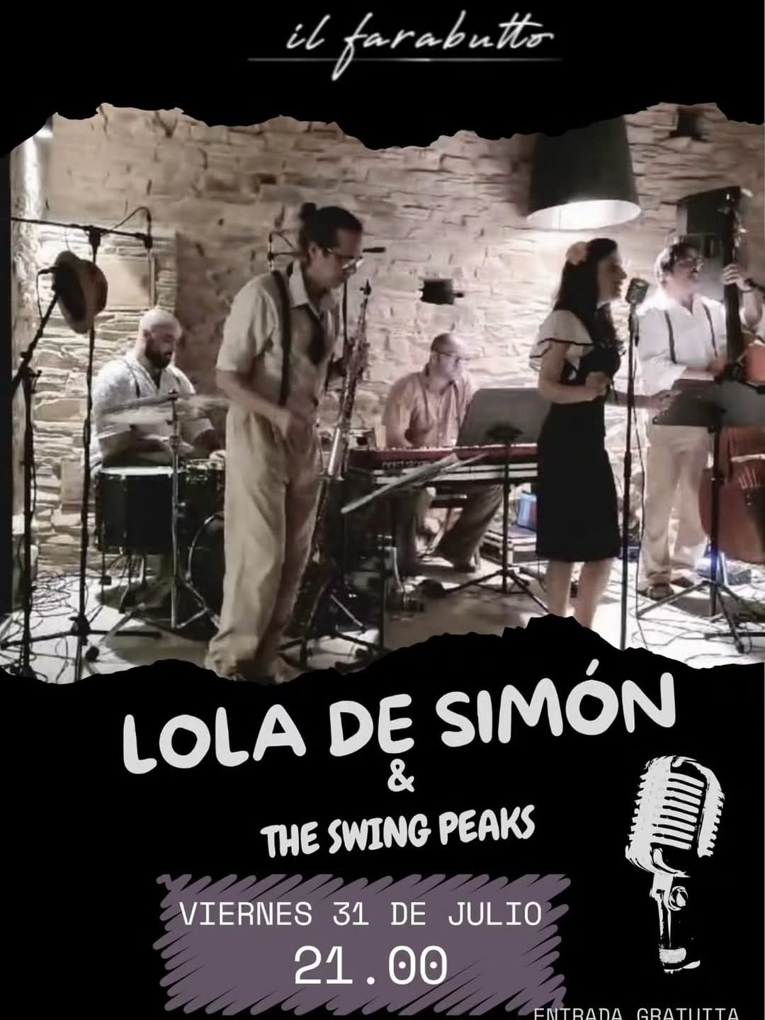 Concierto Lola de Simón & The Swing Peaks