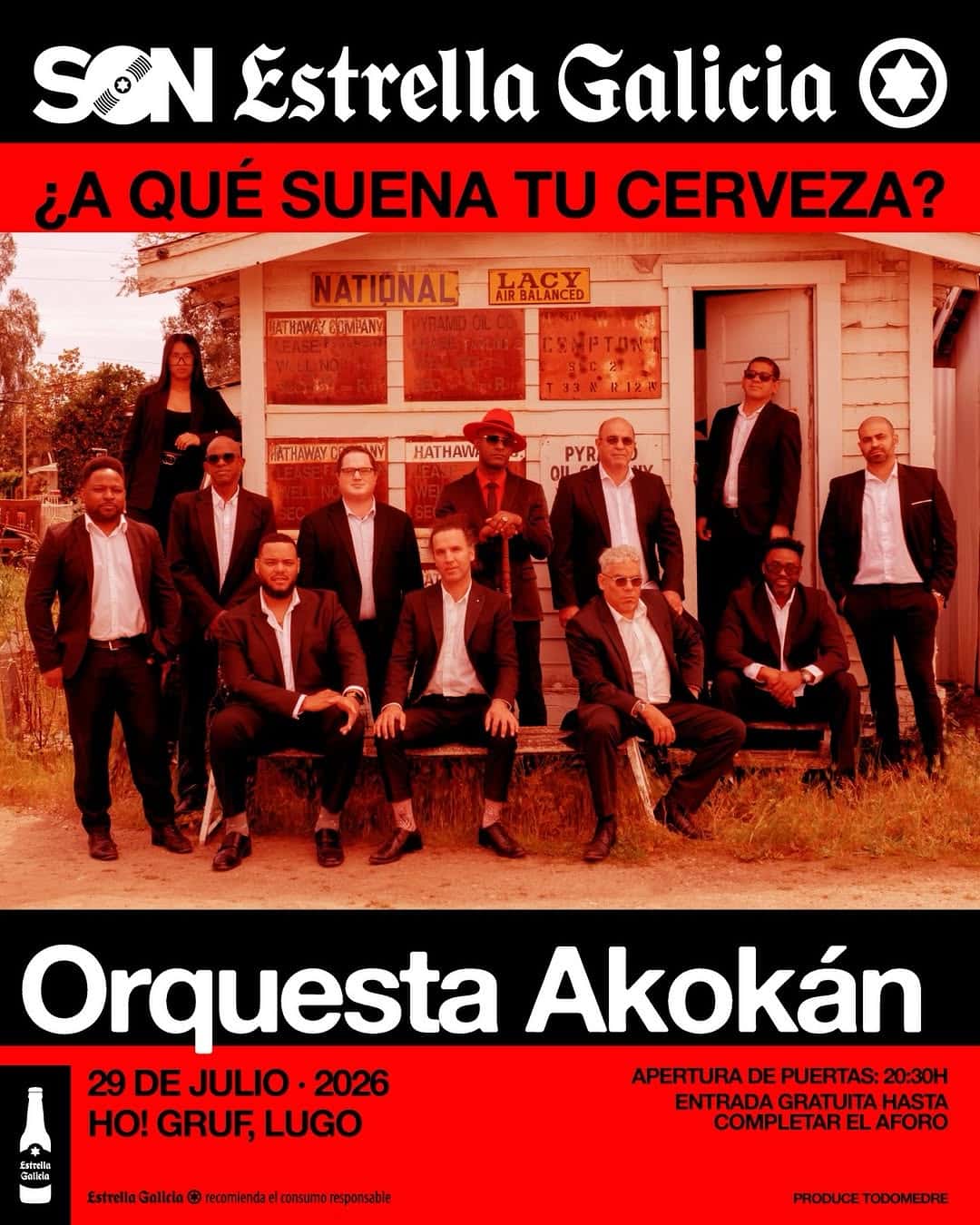 Concierto de la Orquesta Akokán en SON Estrella Galicia Festival