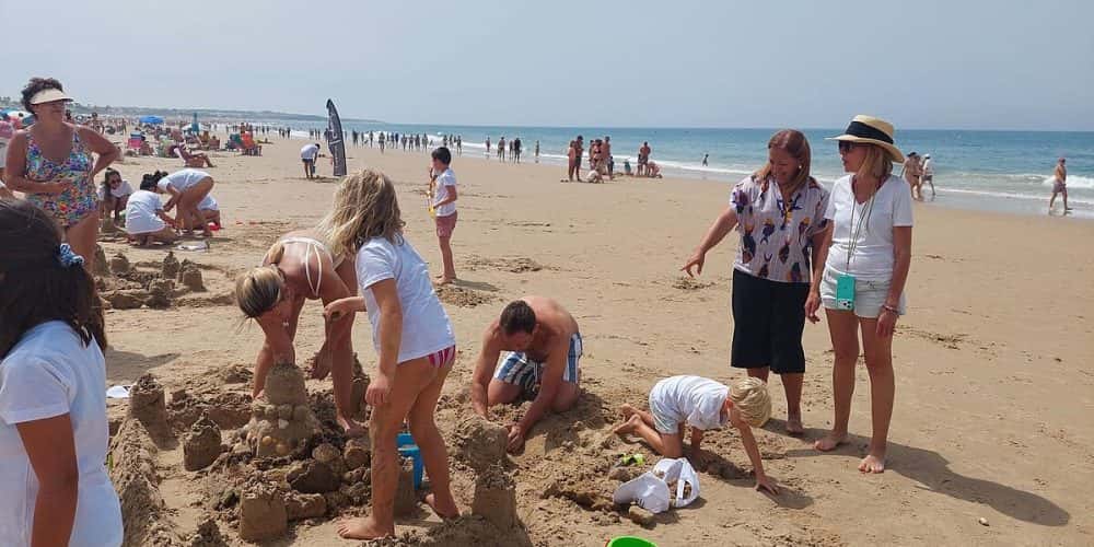 Concurso de castillos de arena de la Fundación Cajasol
