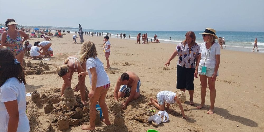 Concurso de castillos de arena de la Fundación Cajasol