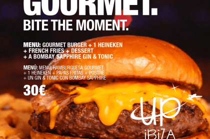 Burger Gourmet en The Unexpected Ibiza Hotel