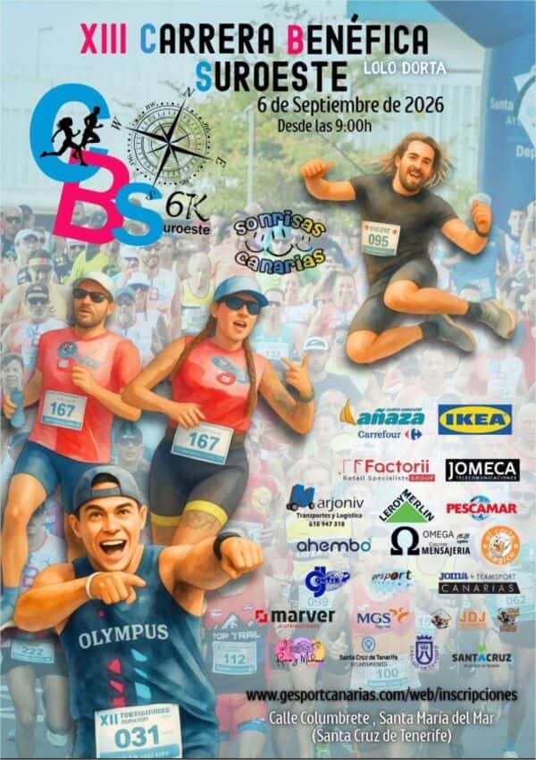 Carrera Benéfica del Suroeste 2026