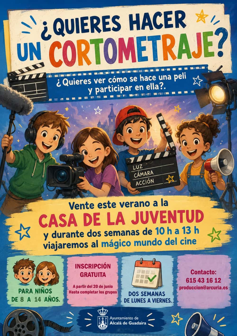 Curso de cortometraje en Casa de la Juventud
