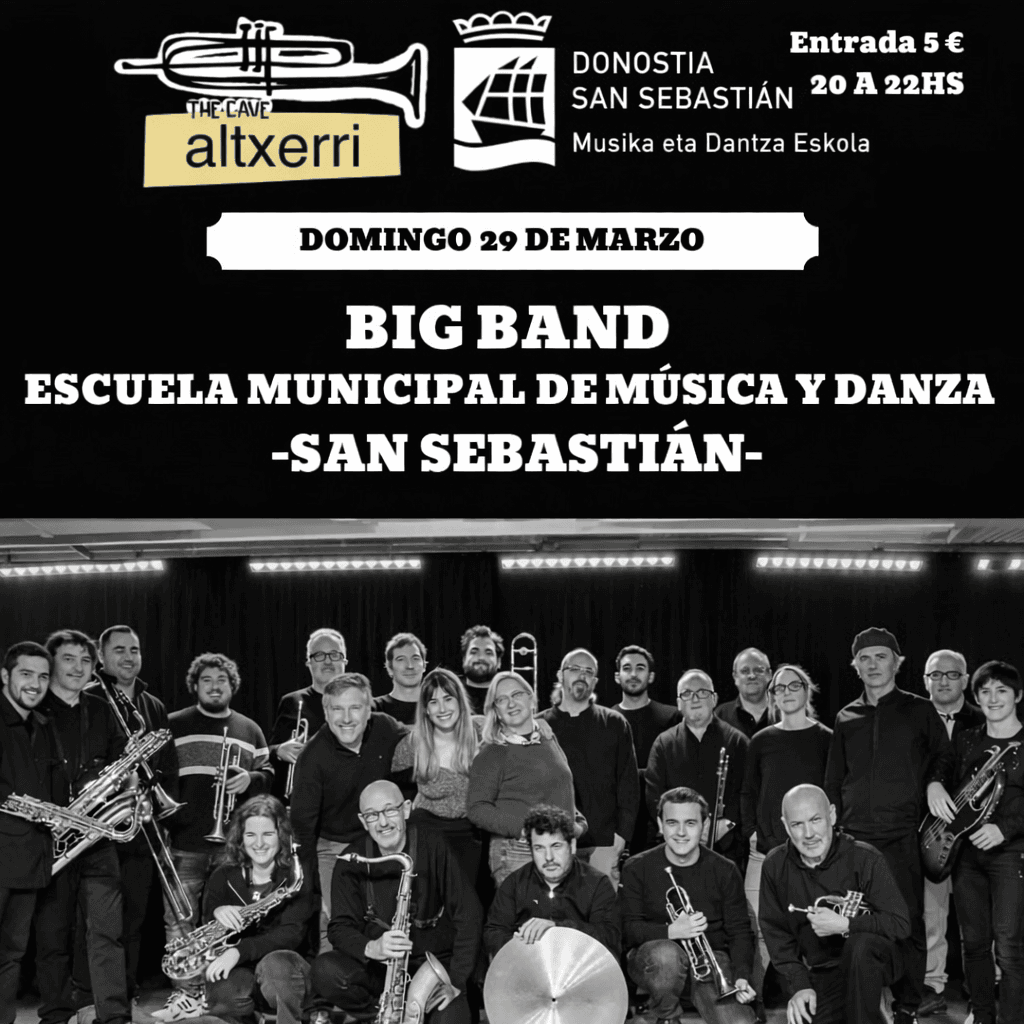 Concierto de la Big Band de la Escuela Municipal de Danza y Música de San Sebastián