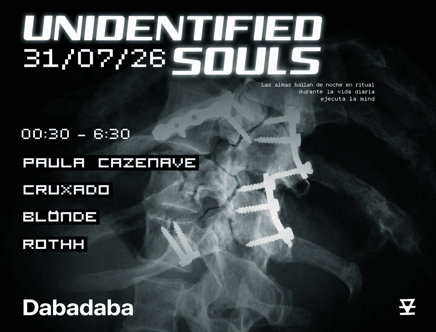 Unidentified Souls: Paula Cazenave + Cruxado + Rothh + N.E.A