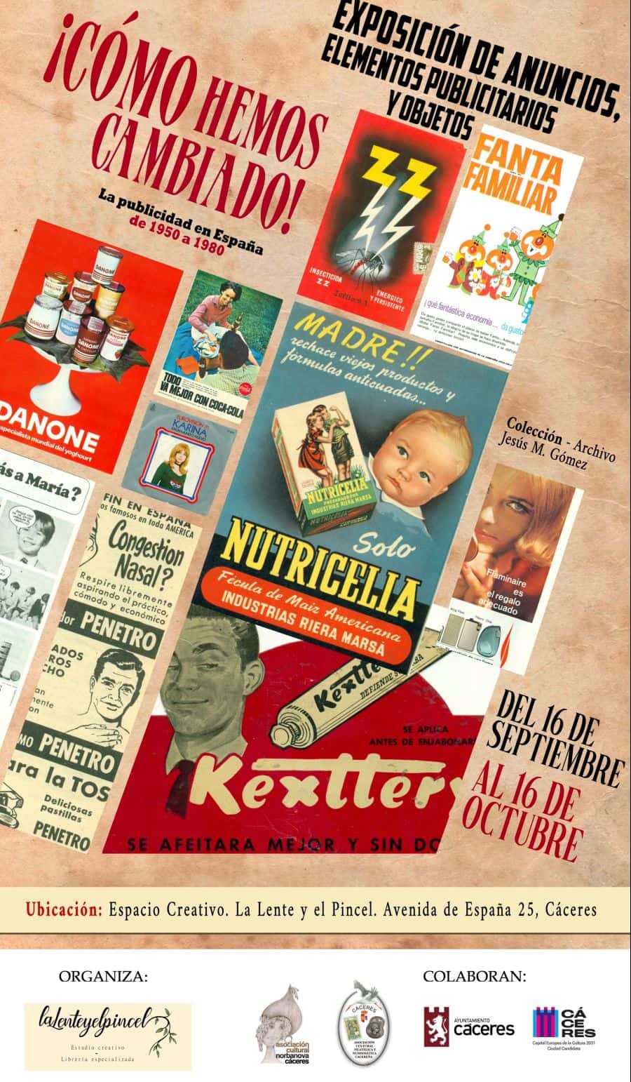 ¡Cómo hemos cambiado! La publicidad en España de 1950 a 1980