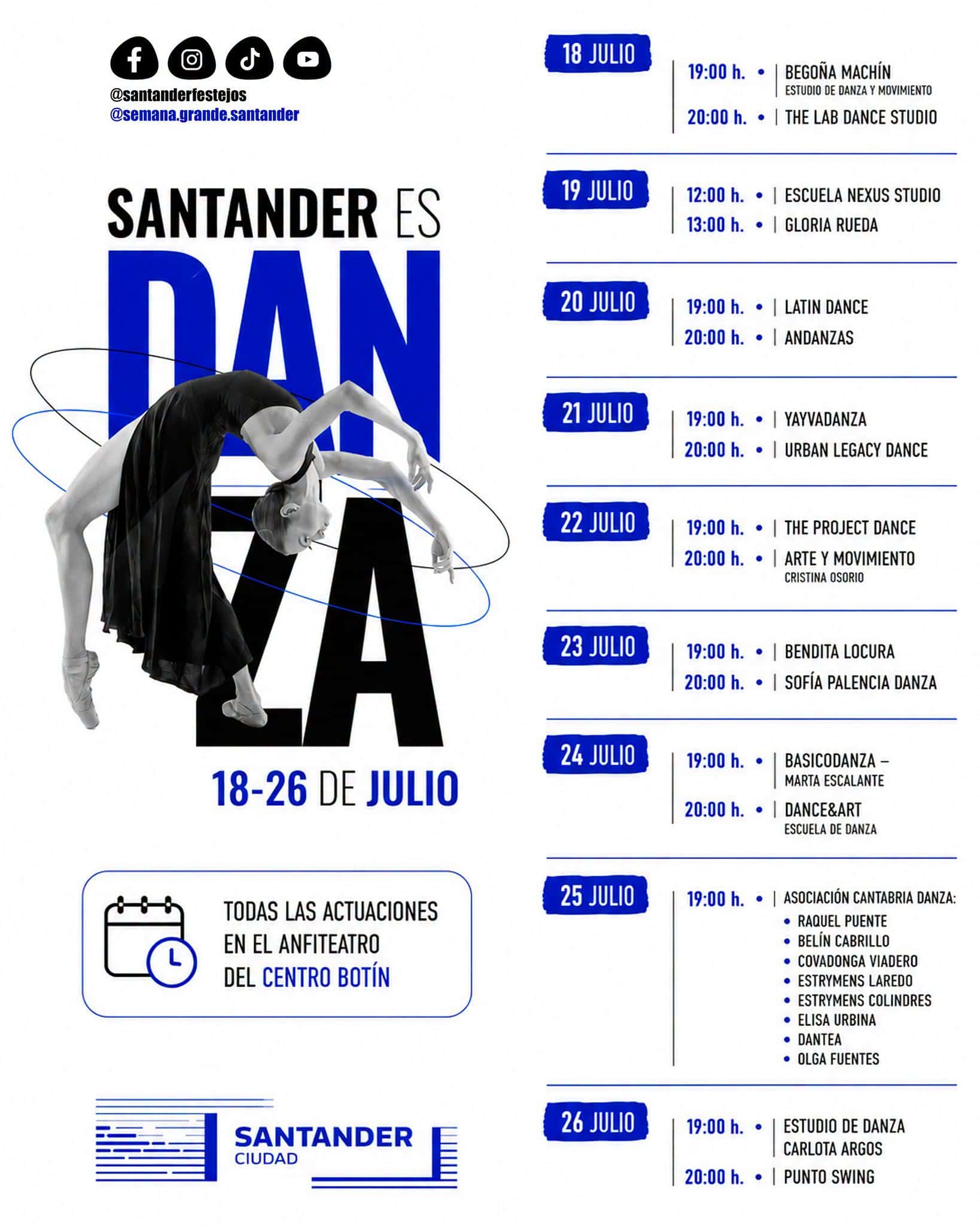 Santander es Danza: actuación de las escuelas de la Asociación Cantabria Danza