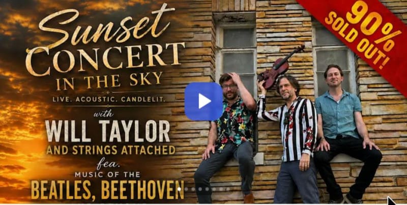 Concert in the Sky w/Strings Attached Piano Trio