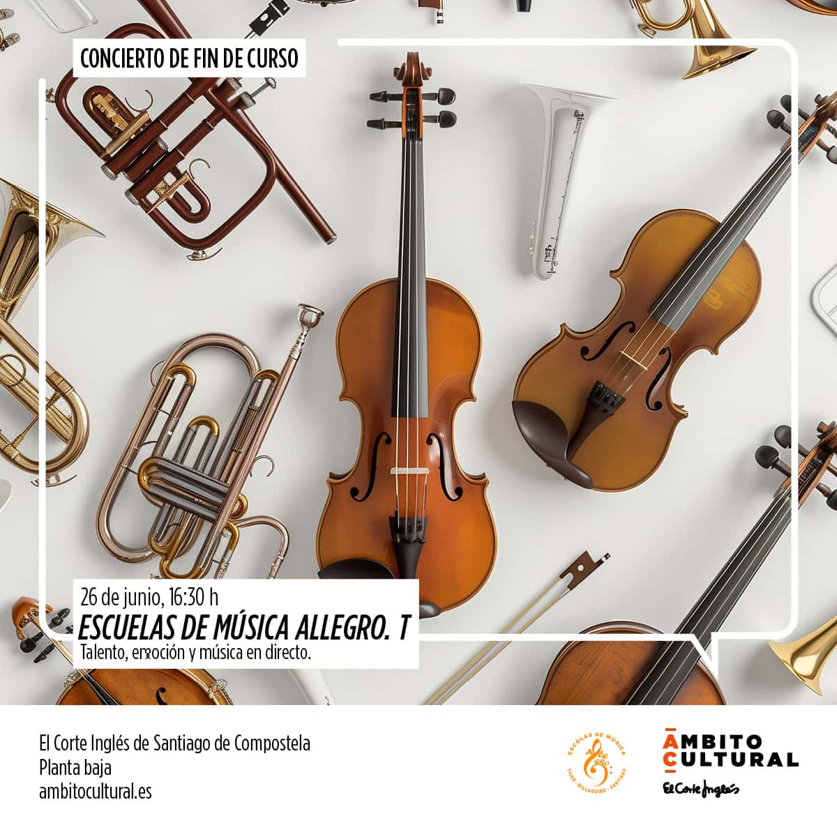 Conciertos de fin de curso de las Escuelas de Música Allegro.T
