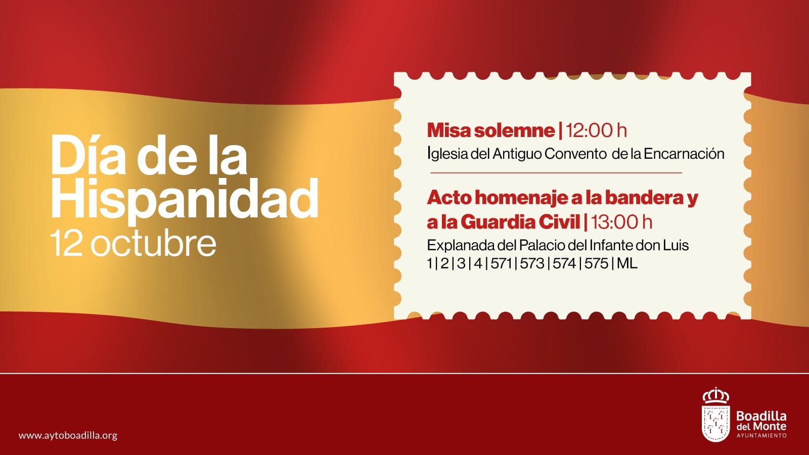 Fiestas de la Virgen del Pilar (Hispanidad) en Boadilla del Monte