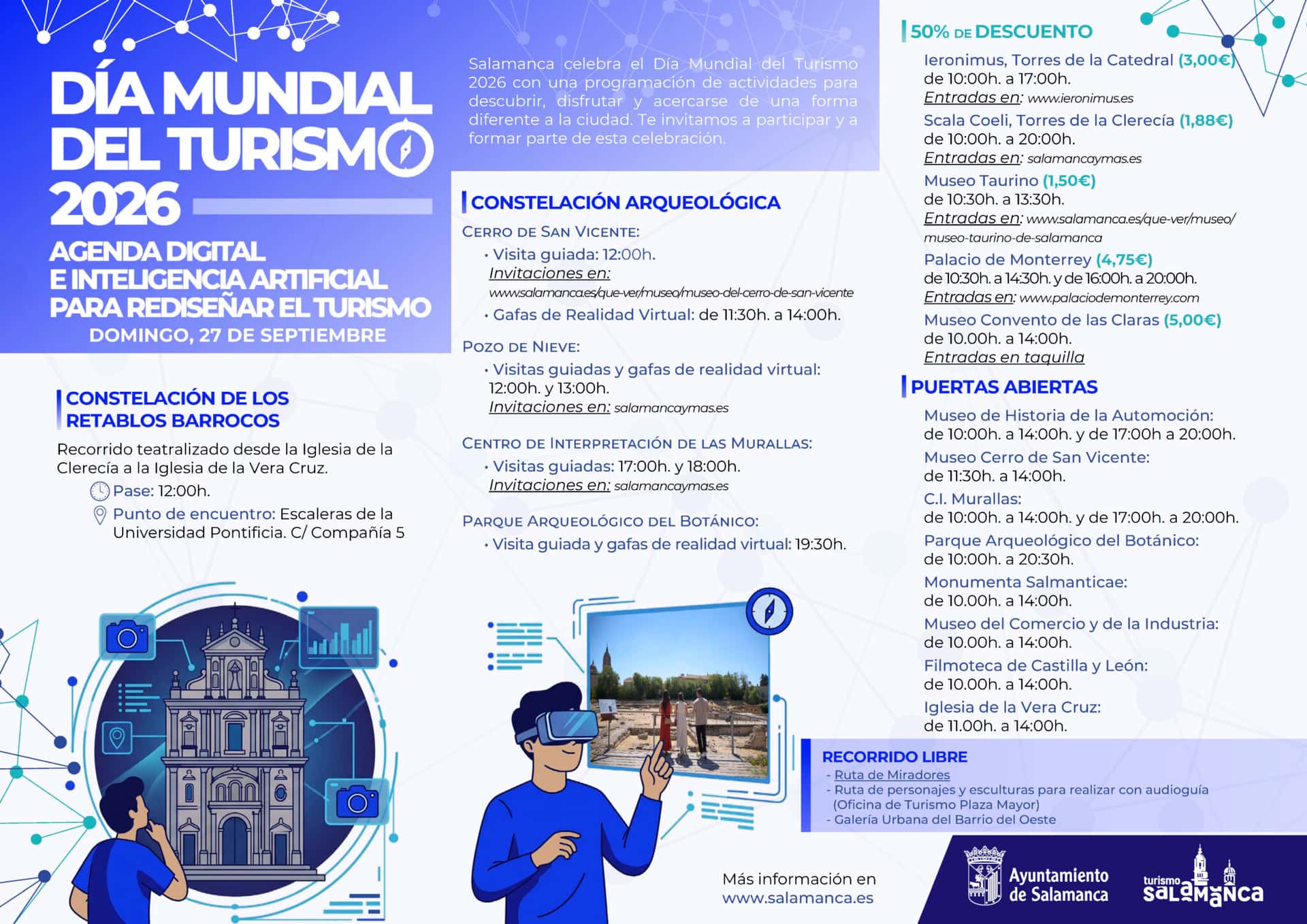 Día Mundial del Turismo 2026 en Salamanca