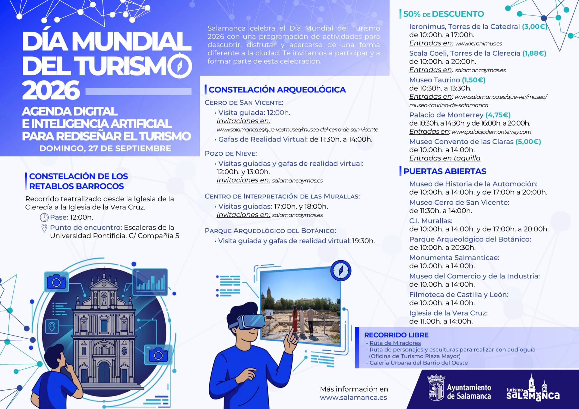 Día Mundial del Turismo 2026 en Salamanca