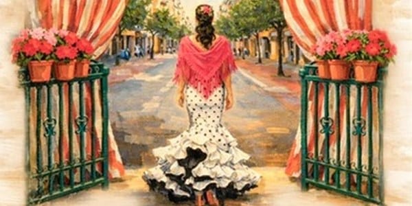 Desfile de moda flamenca: Los Remedios se viste de Feria