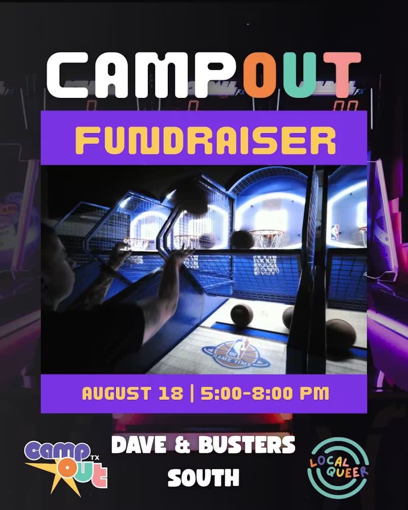 Local Queer's Dave & Buster's Fundraiser