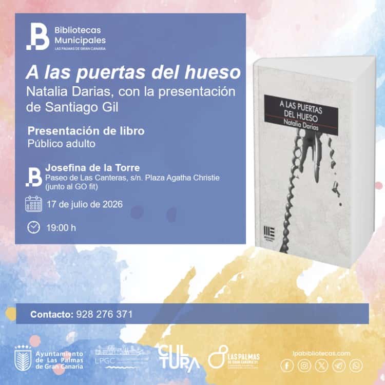 Presentación del poemario 'A las puertas del hueso', de Natalia Darias