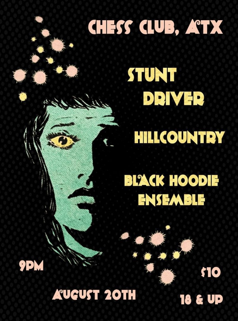 Stunt Driver / Hillcountry / Black Hoodie Ensemble