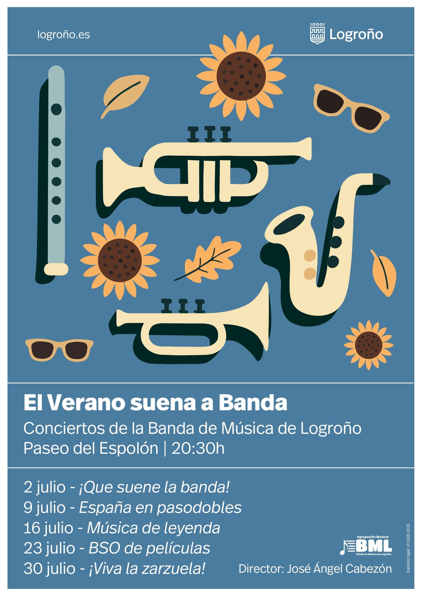 Conciertos de verano de la Banda de Música de Logroño