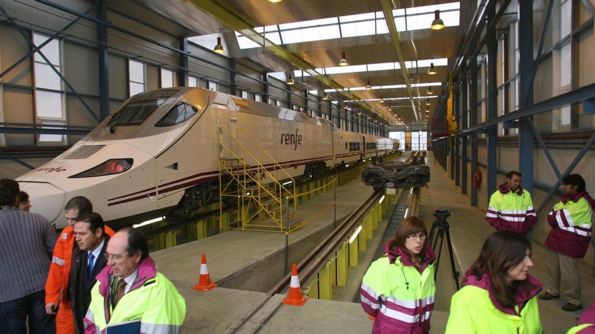 Jornada de puertas abiertas del Taller de Alta Velocidad de Renfe