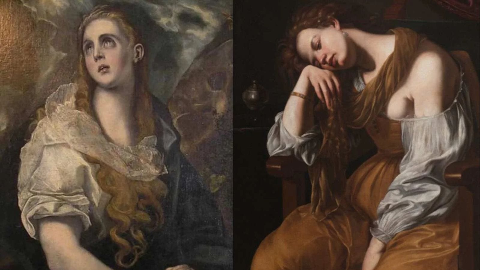 Exposición de las obras de Santa María Magdalena de El Greco y Gentileschi