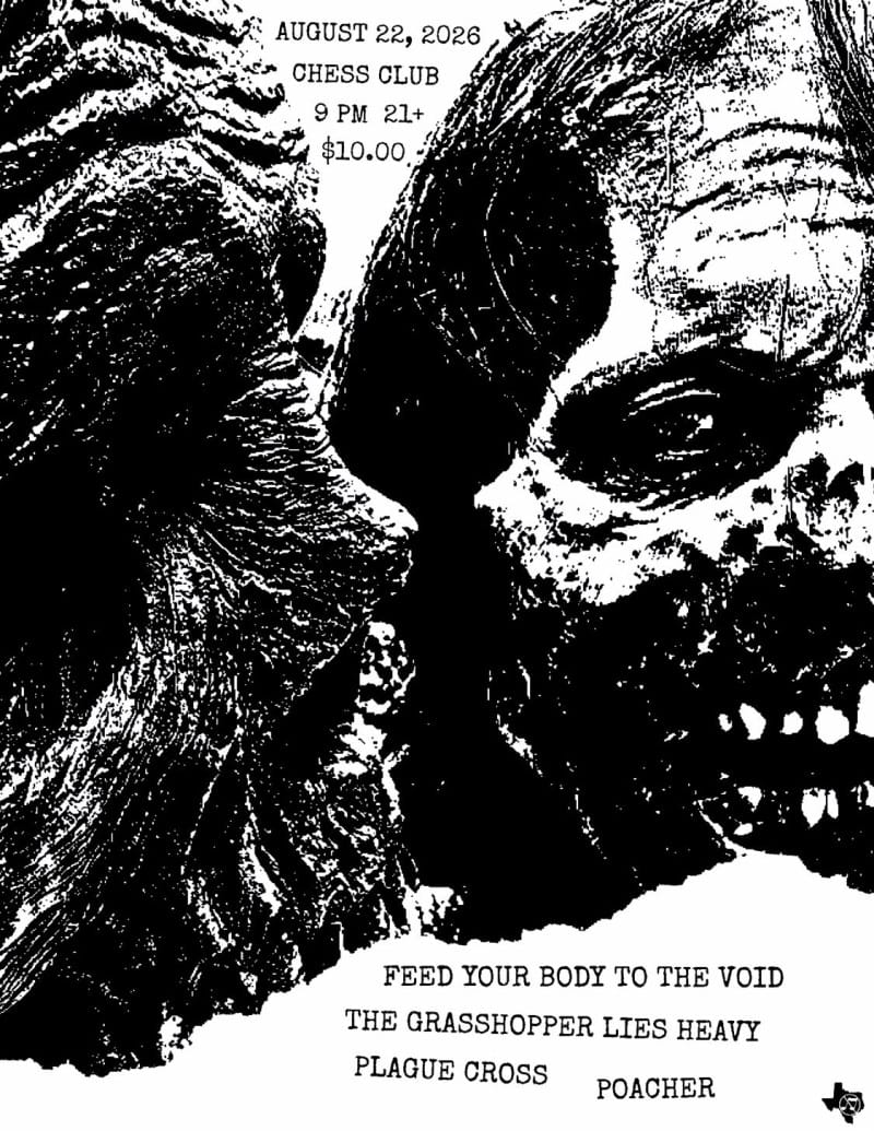 Plague Cross / Poacher / The Grasshopper Lies Heavy / Feed Your Body to the Void