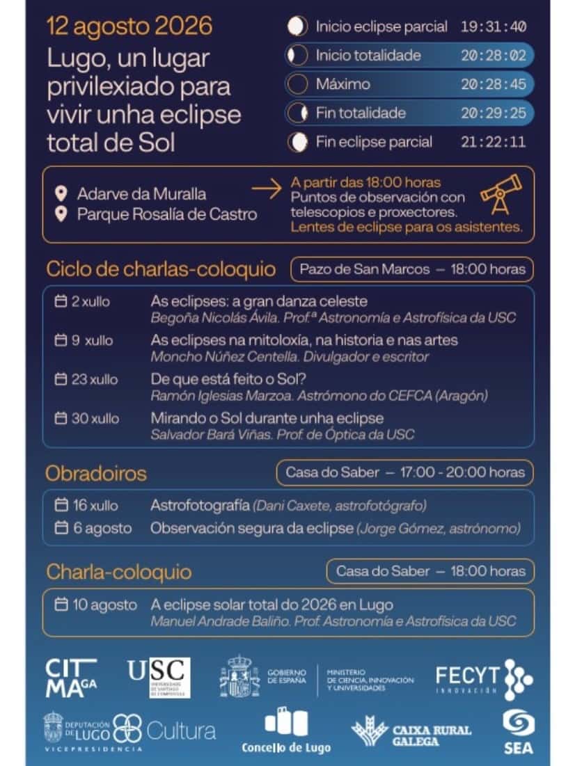 Charla 'As eclipses na mitoloxía, na historia e nas artes'
