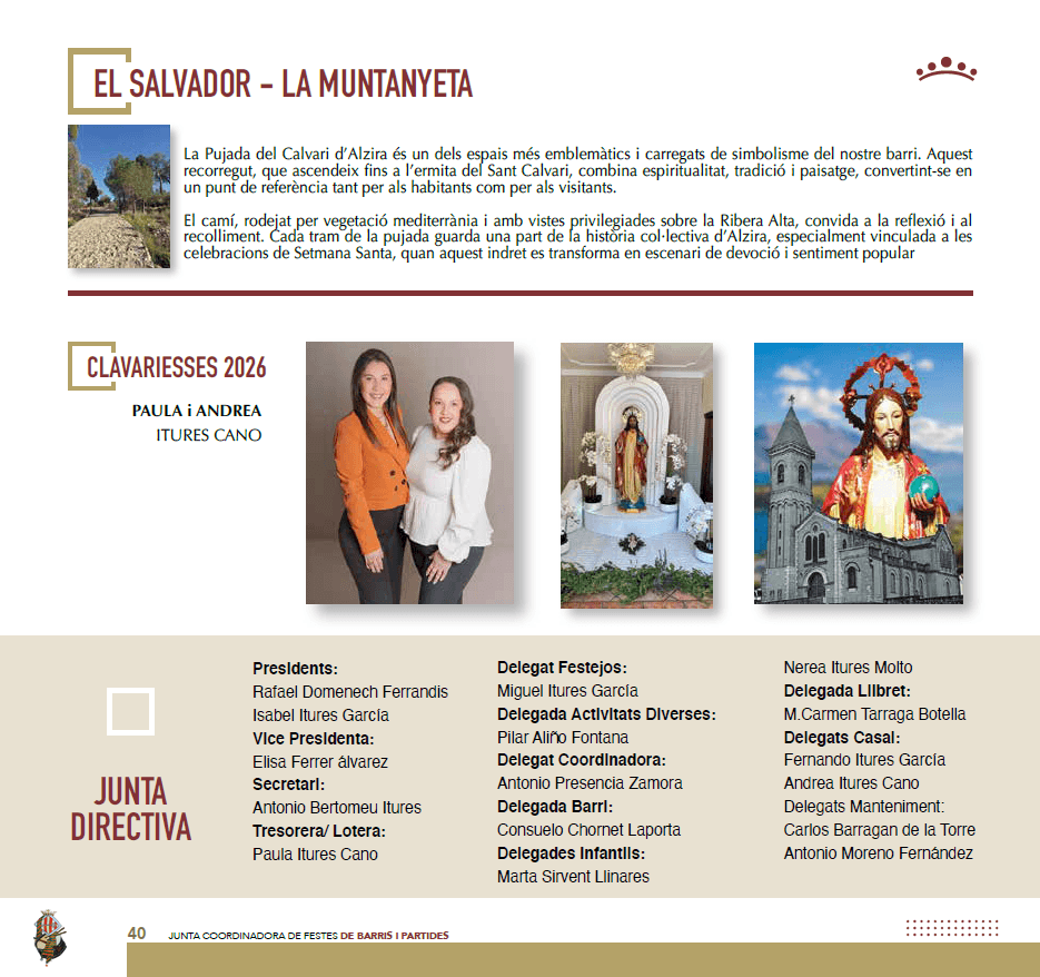 Programa d'Actes Barri El Salvador - La Muntanyeta