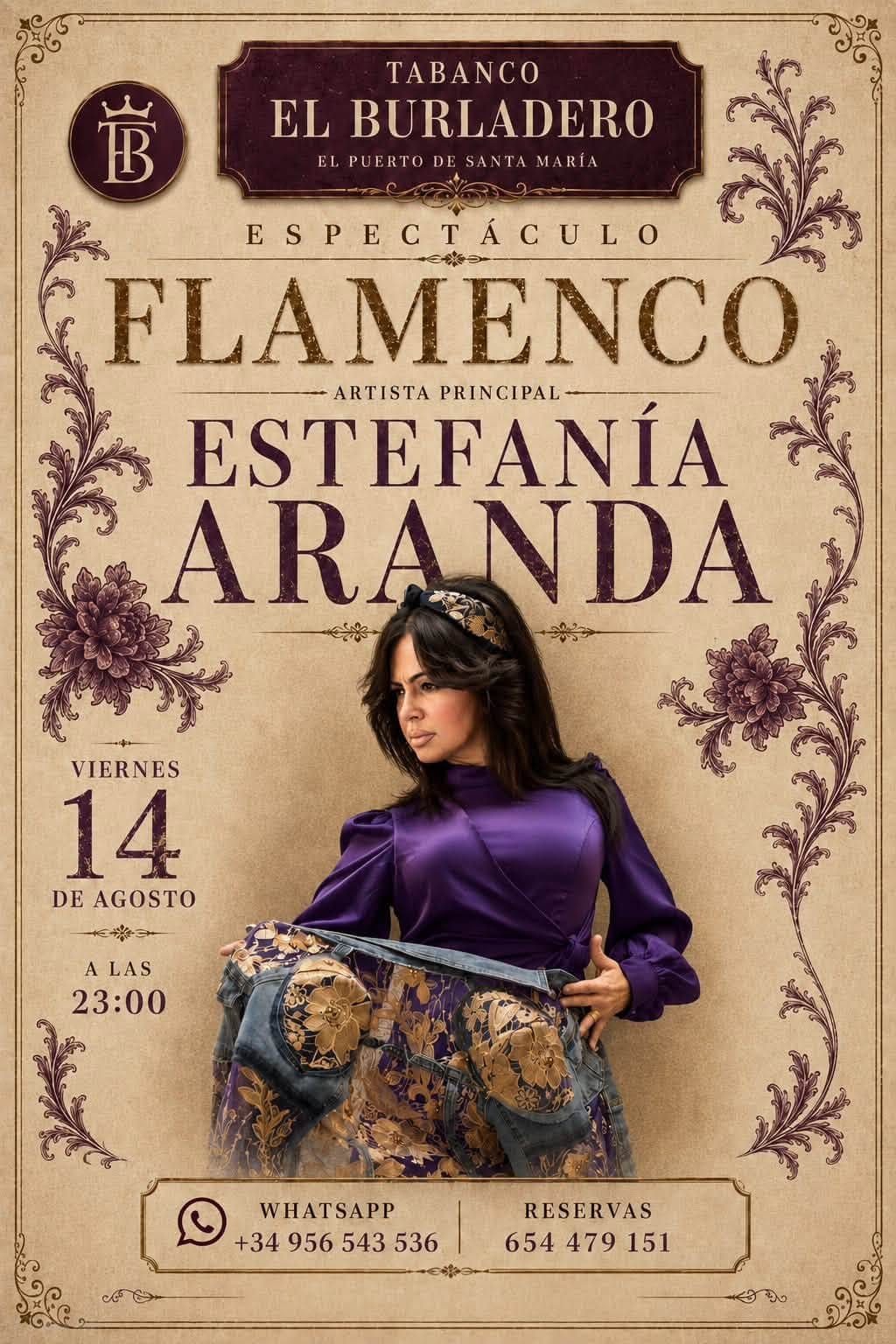 Espectáculo Flamenco con Estefanía Aranda