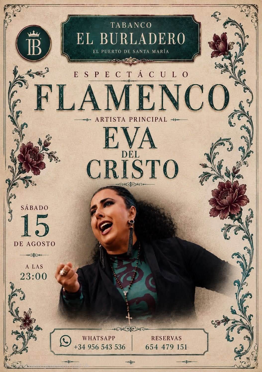 Especáculo Flamenco con Eva del Cristo