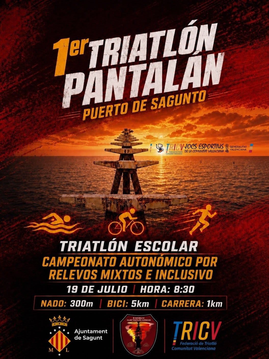I Triatlón Pantalán Puerto de Sagunto