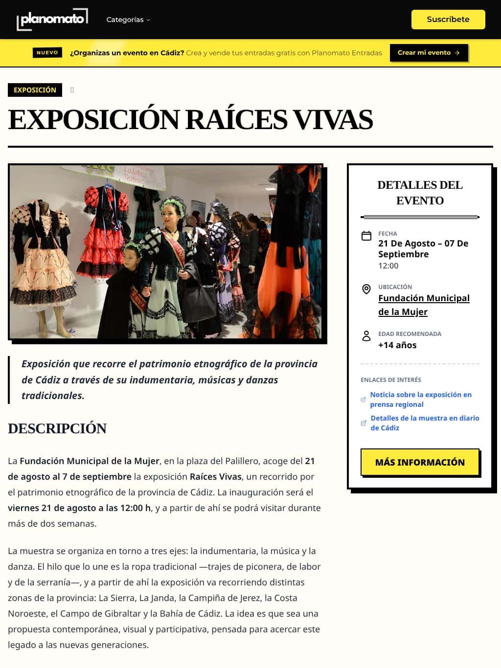 Exposición Raíces Vivas