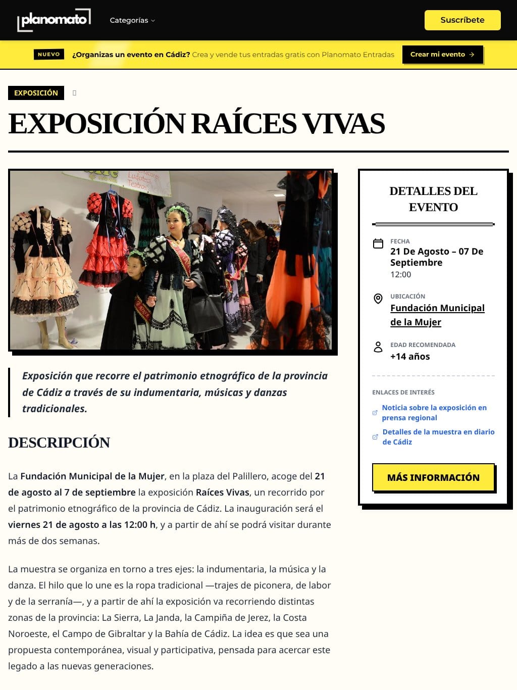 Exposición Raíces Vivas