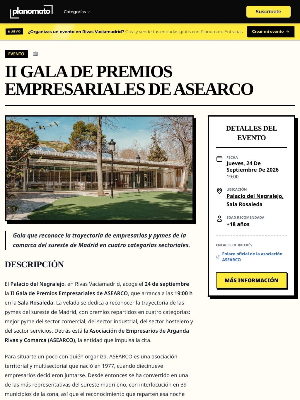 II Gala de Premios Empresariales de ASEARCO